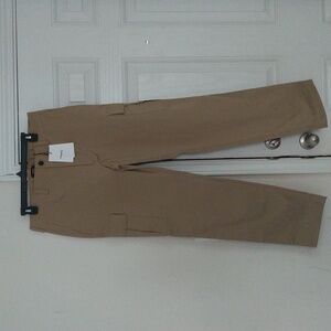 Nwt Theory Men's Straight Leg Sz 34 Marvel Twill Khaki Cargo Pants. Work Wear,
